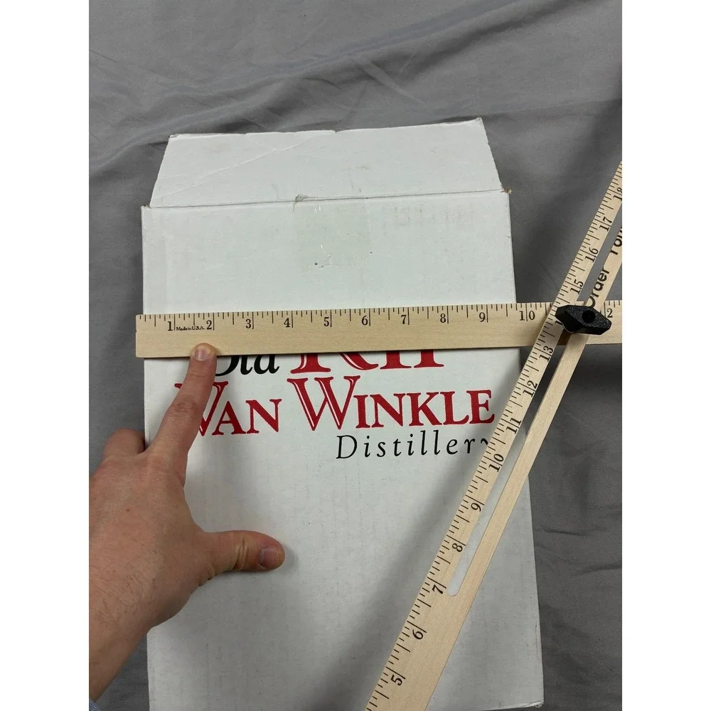 Old Rip Van Winkle Distillery Empty Box 12 Year Bourbon Kentucky Collectible
